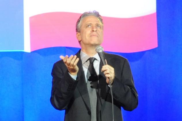 The Daily Show's Jon Stewart performed live at the inaugural D.C. 'Stand Up for Heroes' event.
